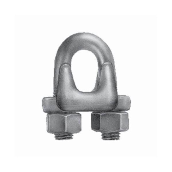 Chicago Hardware Wire Rope Clip, 58 In, Drop Forged Steel, 12 In Rope Turn Back, 23500 6 23500 6 - main